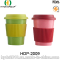 Tasse de café en fibre de bambou biodégradable de différentes couleurs 2016 (HDP-2009)